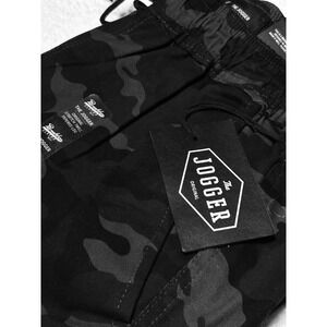 Brooklyn Cloth Men's The Jogger Black Fatigue Stretch Twill Tapered Leg Size XL